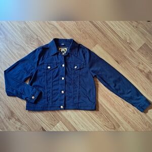 Michael Kors Royal Blue Jacket with Gold Button